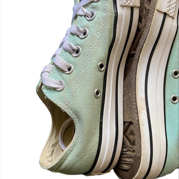 Converse low top light blue, aqua, ice mint color - Picture 5 of 9